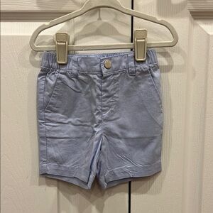 Jacadi Paris Blue Cotton Shorts Boys Size 12 Months